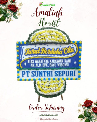Papan Bunga Duka di Ompang Tanah Sirah